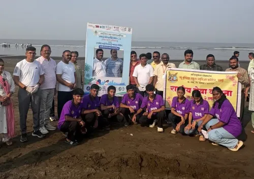 राजोडी बीच पर मेगा सफाई अभियान: 2,000 स्वयंसेवकों ने 2 किमी क्षेत्र से हटाया 15 टन कचरा