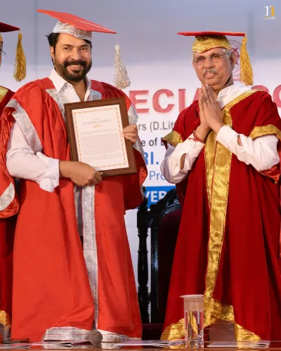Mammootty receives Honorary D.Litt from Mahatma Gandhi University, Kerala
