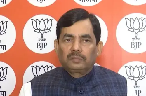 कांग्रेस महिला आरक्षण बिल पर आधी आबादी को वंचित रखने का प्रयास कर रही है: शाहनवाज हुसैन