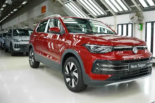 Skoda Auto Volkswagen Launches New Taigun Production in Pune