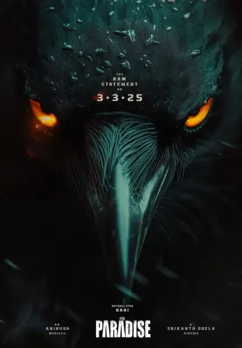 Creators of Nani-led Paradise Unveil Captivating New Poster Ahead of March 3 Reveal
