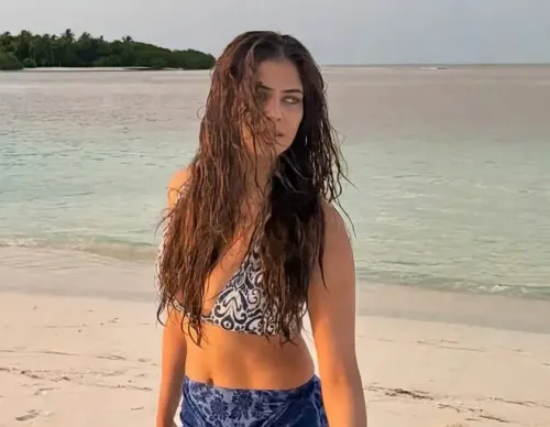 Malavika Mohanan calls herself a 'closeted island girl' as she conquers ocean fear