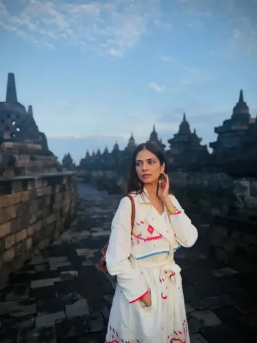 Malavika Mohanan's sunrise pilgrimage to Borobudur: 'Nothing short of magical'