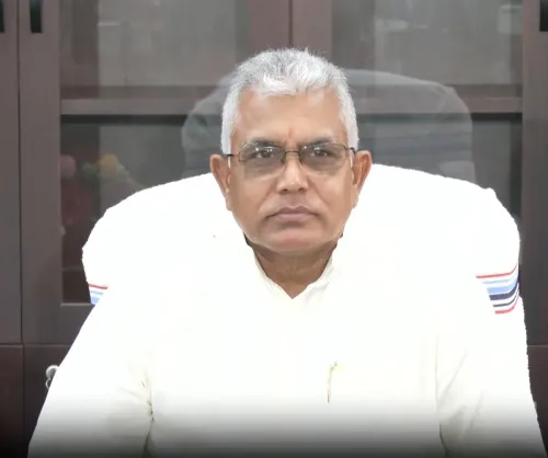 दिलीप घोष का ममता पर तीखा हमला: 'न पार्टी बची, न पार्टी ऑफिस', सुरक्षा हटाने पर भी बोले