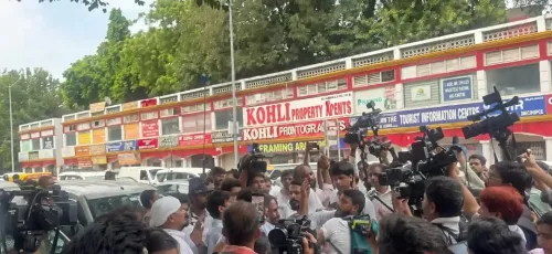 Man beaten at Opposition protest in Delhi for chanting pro-Modi slogans