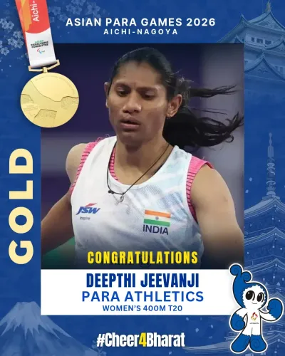 Mandaviya hails Deepthi Jeevanji's record gold at Asian Para Games 2026