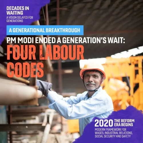 Mandaviya Hails Four Labour Codes as Historic Reform