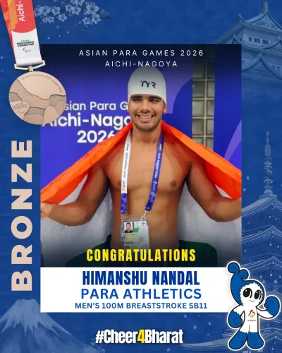 Mandaviya Hails Himanshu Nandal's Bronze in Para Games 100m