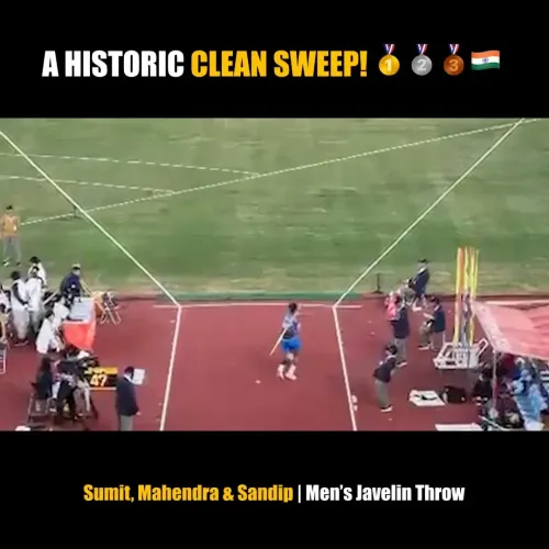 Mandaviya hails India's 1-2-3 sweep in Asian Para Games javelin
