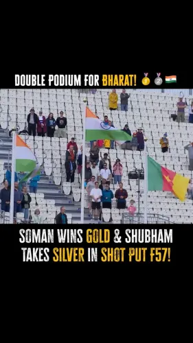 Mandaviya Hails India's Double Podium in Shot Put F57 at CWG