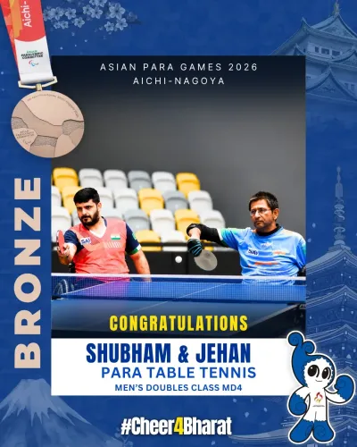 Mandaviya hails India's historic Para TT bronze at Asian Para Games