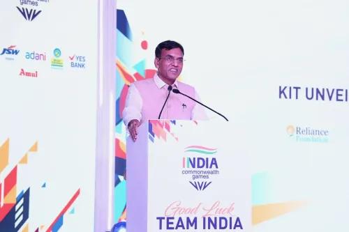 Mandaviya Unveils Team India Kit for Glasgow 2026 CWG