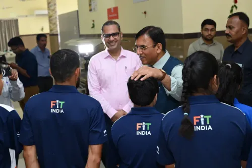 Mandaviya visits SAI NCoE Gandhinagar, flags athlete welfare