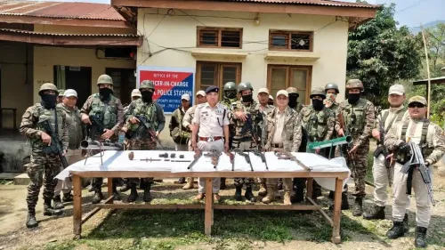 Manipur Security Forces Capture Three Militants and Dismantle Bunkers