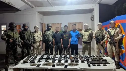 Manipur: Have 9 militants been captured? Recovery of 36 arms, substantial ammunition, and drugs reported