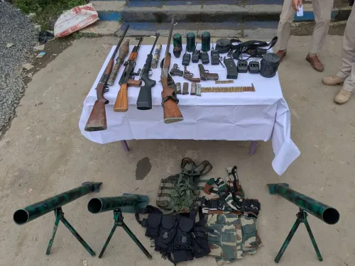 Manipur security forces recover arms cache, arrest PREPAK militant, seize 50 kg opium
