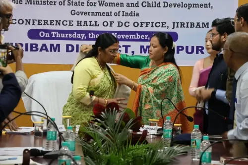 What Progress Has Union Minister Savitri Thakur Noted in Jiribam’s Health and Education?