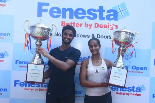 How Did Manish and Vaishnavi Secure Singles Titles at the National Tennis Championship?