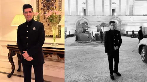 Fashion Designer Manish Malhotra's Visit to Rashtrapati Bhavan