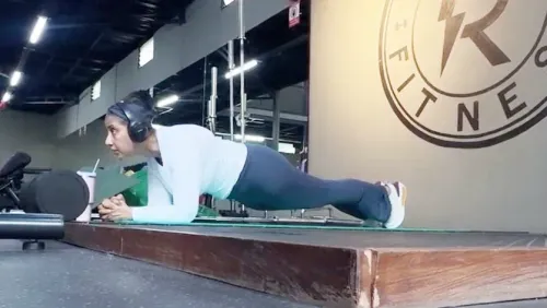 Is Manisha Koirala Showcasing Her Incredible Core Strength with Planks?