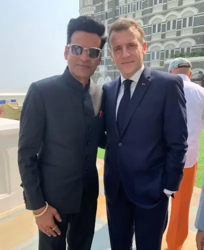 What Did Manoj Bajpayee Discuss with French President Emmanuel Macron?