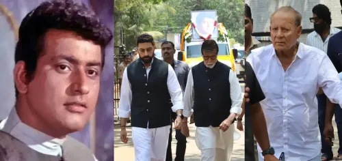 Manoj Kumar Laid to Rest with State Honors in Mumbai, Big B, Salim Khan, and Others Pay Their Final Tributes