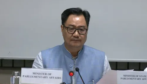 मानसून सत्र में लोकसभा की उत्पादकता मात्र 19%, रिजिजू बोले — विपक्ष चर्चा से भागा