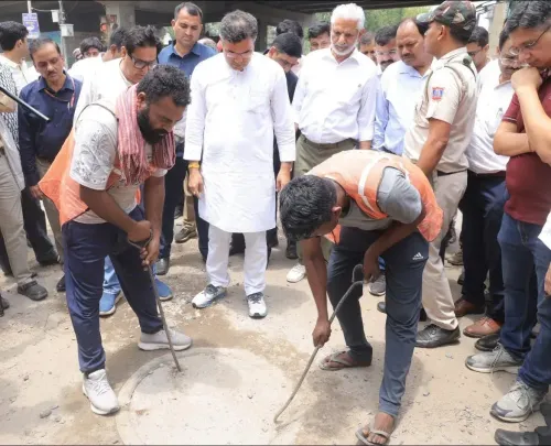 जखीरा अंडरपास का औचक निरीक्षण: मंत्री प्रवेश वर्मा बोले — दिल्ली में इस बार जलभराव नहीं होगा, सभी तैयारियाँ पूरी