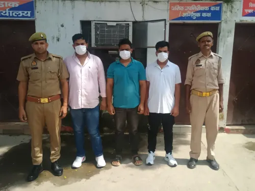 ग्रेटर नोएडा: दनकौर पुलिस ने मारपीट और जान से मारने की धमकी के मामले में तीन वांछित आरोपी दबोचे