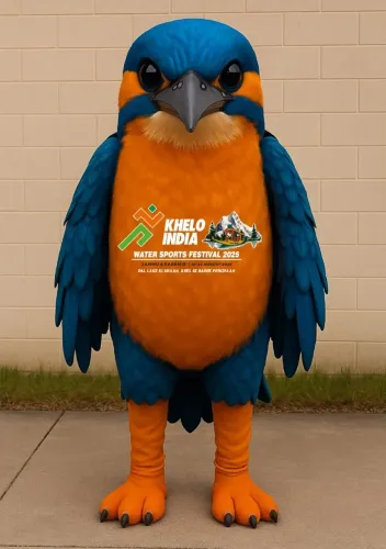 What is the New Mascot for the Khelo India Water Games Festival?