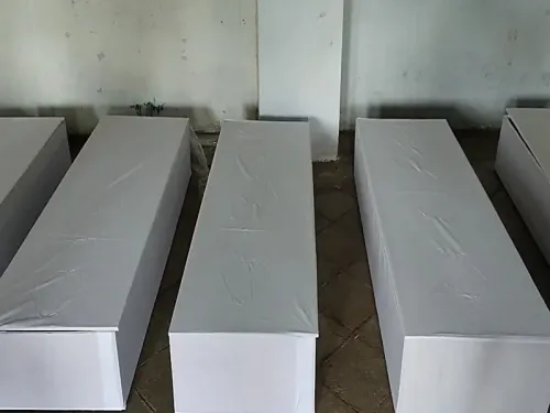Is mass coffin-making underway in Vadodara as the Ahmedabad plane crash death toll rises?