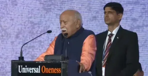 Mohan Bhagwat at Madison Square Garden: Material wealth cannot bring lasting happiness