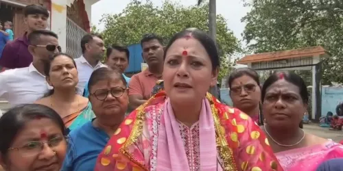 मतगणना से पहले अग्निमित्रा पॉल ने काली मंदिर में मांगा आशीर्वाद, बोलीं — TMC का अंत तय