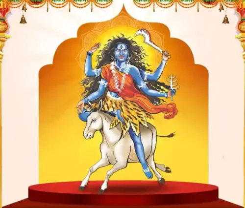 Yogi, Gadkari, Rekha Gupta extend Navratri Day 7 wishes to Maa Kalaratri