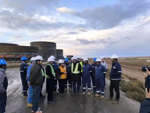 Did MEA Secretary Review the Oil Refinery Project in Mongolia?