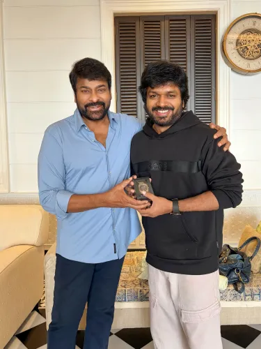Did Megastar Chiranjeevi Surprise Director Anil Ravipudi with a Unique Gift on His Birthday?