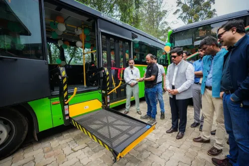 Meghalaya launches 5 electric buses under PM eBus Sewa Scheme in Shillong