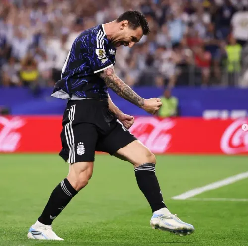 Messi scores in 7 consecutive World Cup games, sets all-time record