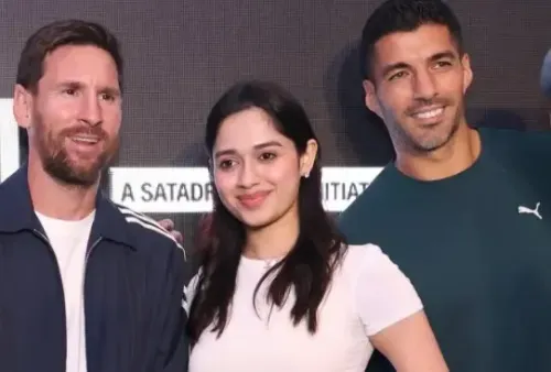 क्या मेसी से मिलकर गदगद हुए एल्विश और जन्नत?