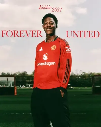 Kobbie Mainoo signs new Manchester United deal through 2031, ends contract speculation