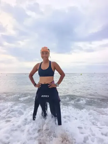 Milind Soman’s wife Ankita reflects on overcoming her fears as she completes ironman swim