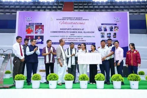 Mirabai Chanu felicitated in Imphal as Manipur unveils sports recruitment policy
