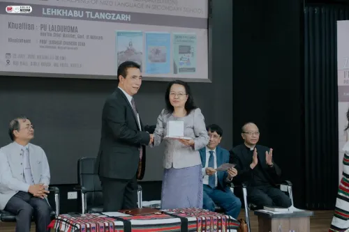 Mizoram CM Lalduhoma Releases Festschrift for Prof. Khiangte