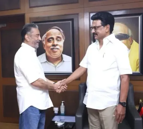 कमल हासन और एमके स्टालिन की महत्वपूर्ण मुलाकात, मक्कल निधि मय्यम देगा डीएमके को समर्थन