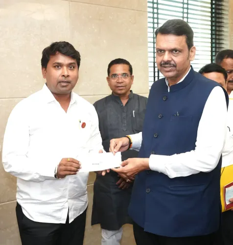 MLA Donates ₹2.51 Lakh to CM Fadnavis for Drought Relief