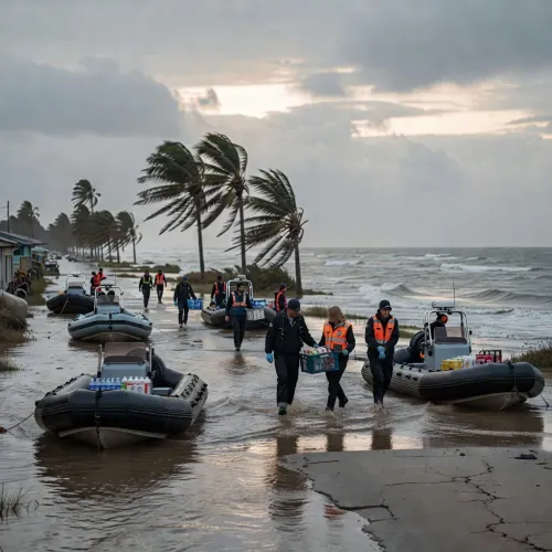 Amit Shah Coordinates Relief After Cyclone Arnab Hits Coast