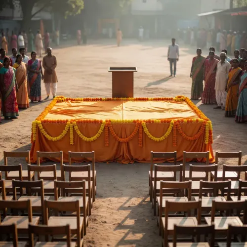 Chhattisgarh CMO holds bhoomi pujan, lokarpan and satsang event