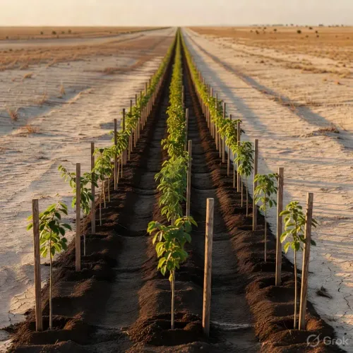 CM Bhajan Lal's Cabinet Greens Rajasthan with Modi's Tree Drive