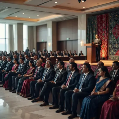 CM Bhupendra Patel at 'Garv Chhe Gujarati Chhu' Conclave