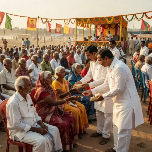 CM Bhupendra Patel Hands Over PMAY Keys in Bhavnagar